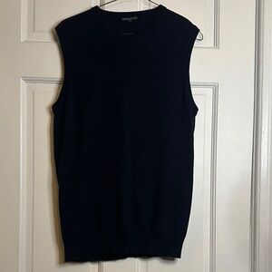 Men's Dark Blue Sleeveless Vest